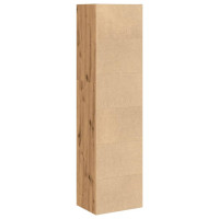 Produktbild för Bokhylla ek 40x30x152 cm konstruerat trä