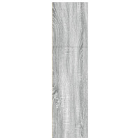 Produktbild för Bokhylla grå sonoma 80x30x114 cm konstruerat trä
