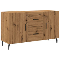 Produktbild för Skänk ek 100x36x60 cm konstruerat trä