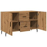 Produktbild för Skänk ek 100x36x60 cm konstruerat trä