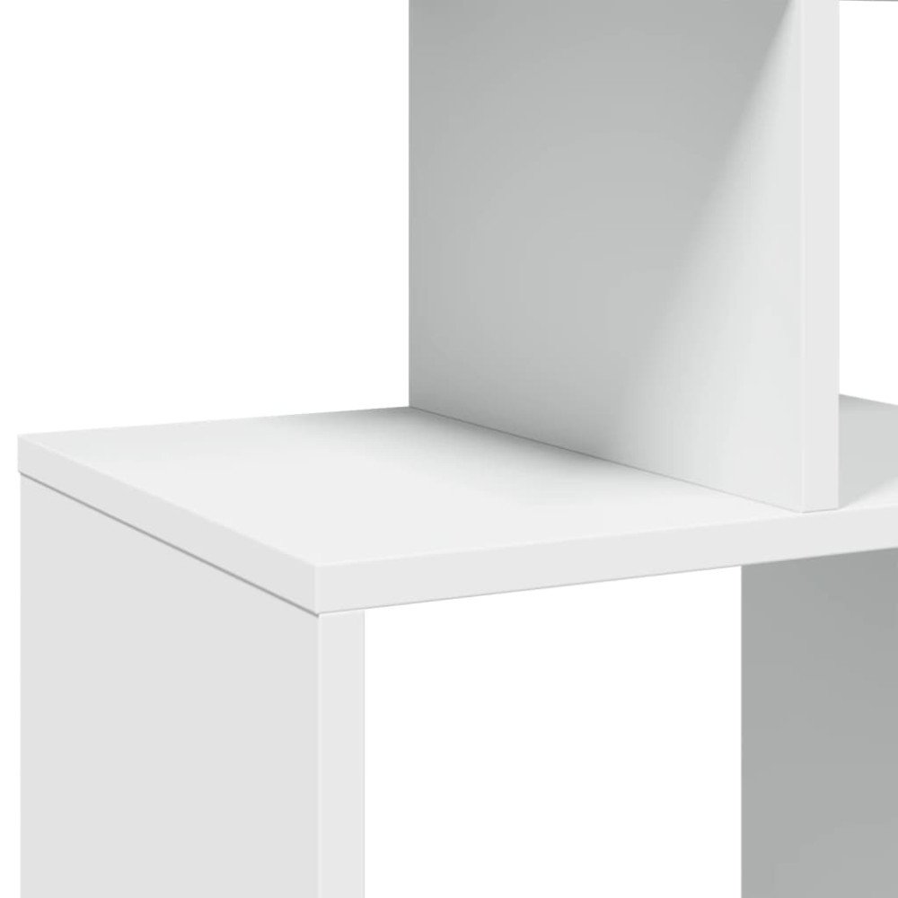 Produktbild för Bokhylla vit 92x29x188 cm konstruerat trä