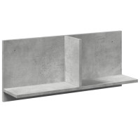 Produktbild för Väggskåp 70x16,5x30 cm betonggrå konstruerat trä