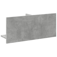 Produktbild för Väggskåp 70x16,5x30 cm betonggrå konstruerat trä