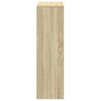 Produktbild för Bokhylla/Rumsavdelare 3 hyllplan 99x29x99 cm konstruerat trä