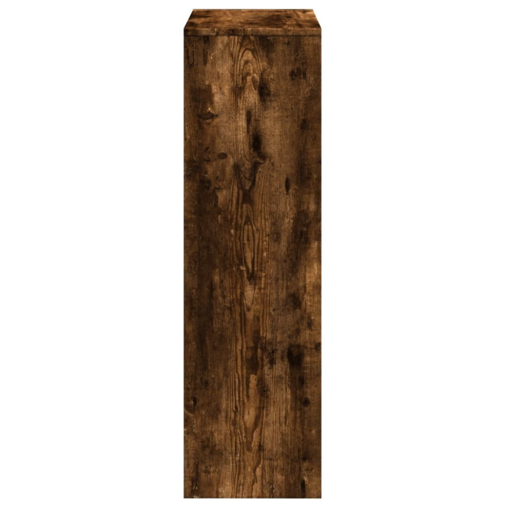 Produktbild för Bokhylla/Rumsavdelare 3 hyllplan 99x29x99 cm konstruerat trä