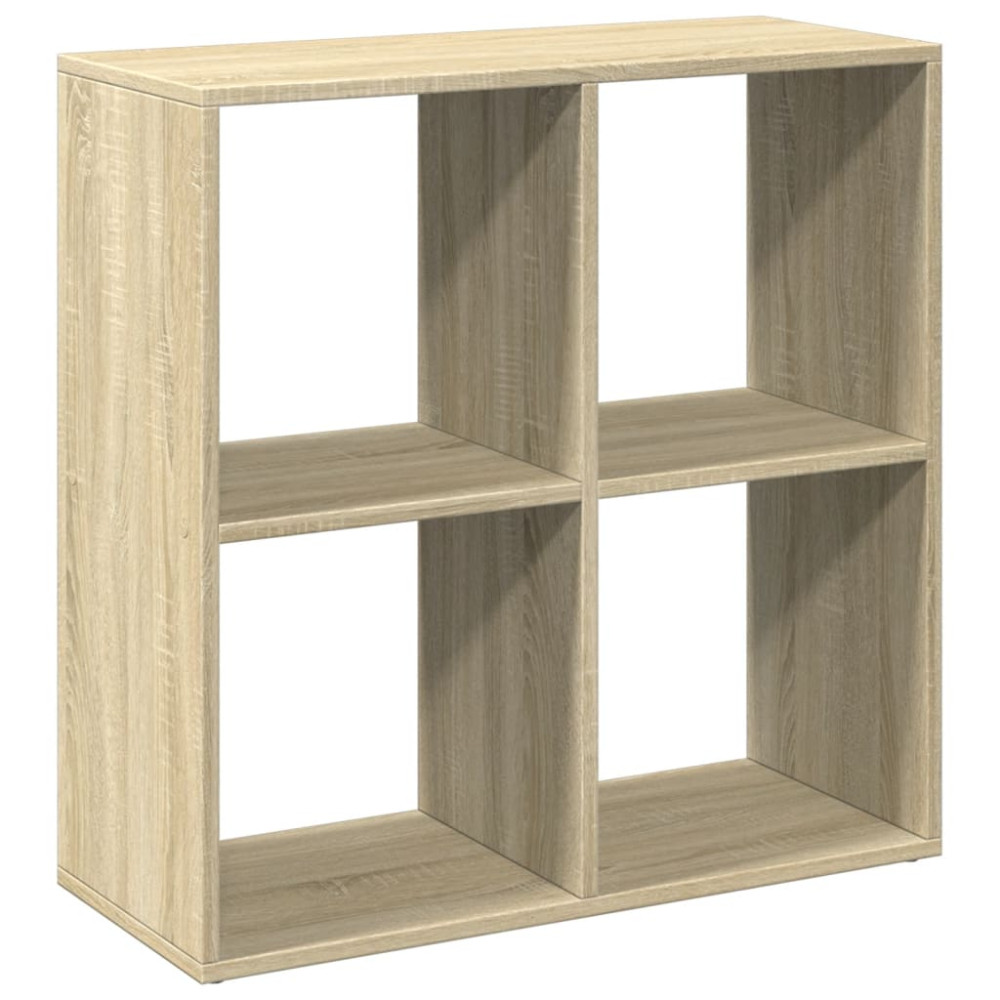 Produktbild för Bokhylla/Rumsavdelare sonoma-ek 69,5x29x69,5 cm konstruerat trä
