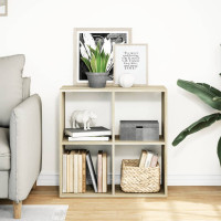Produktbild för Bokhylla/Rumsavdelare sonoma-ek 69,5x29x69,5 cm konstruerat trä