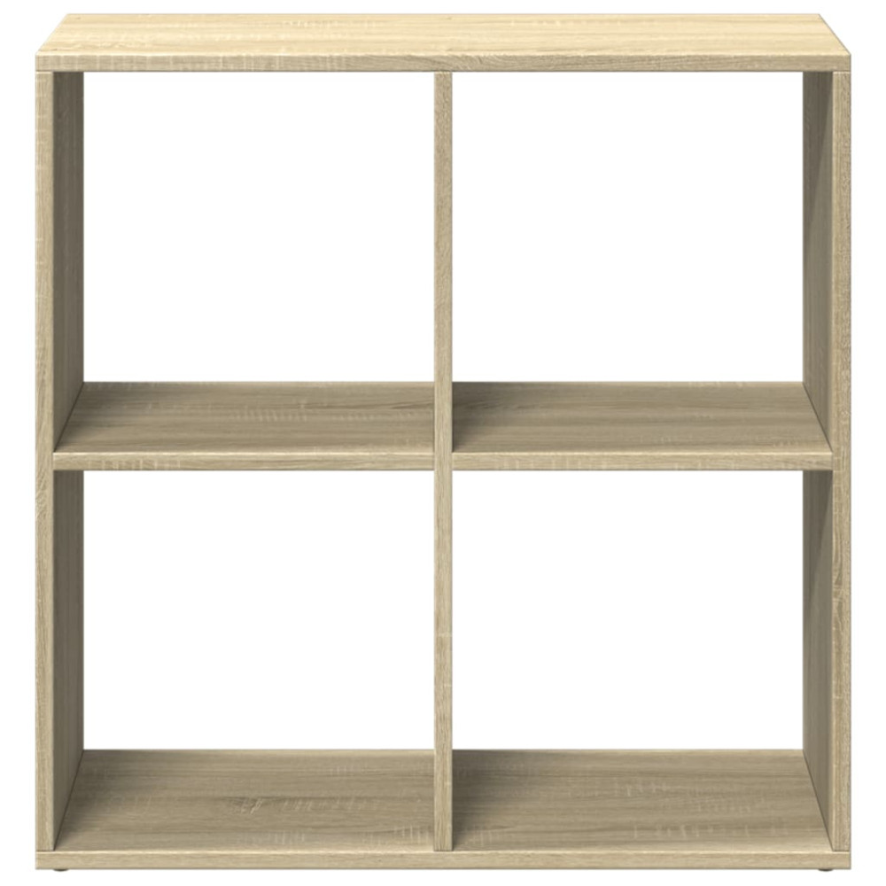 Produktbild för Bokhylla/Rumsavdelare sonoma-ek 69,5x29x69,5 cm konstruerat trä