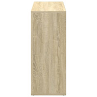 Produktbild för Bokhylla/Rumsavdelare sonoma-ek 69,5x29x69,5 cm konstruerat trä