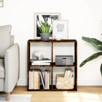 Produktbild för Bokhylla/Rumsavdelare 69,5x29x69,5 cm konstruerat trä