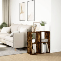 Produktbild för Bokhylla/Rumsavdelare 69,5x29x69,5 cm konstruerat trä