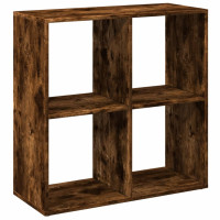 Produktbild för Bokhylla/Rumsavdelare 69,5x29x69,5 cm konstruerat trä