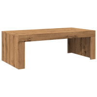 Produktbild för Soffbord artisan ek 102x50x35 cm konstruerat trä