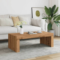 Produktbild för Soffbord artisan ek 102x50x35 cm konstruerat trä