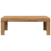 Produktbild för Soffbord artisan ek 102x50x35 cm konstruerat trä