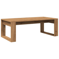 Produktbild för Soffbord artisan ek 102x50x35 cm konstruerat trä