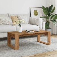 Produktbild för Soffbord artisan ek 102x50x35 cm konstruerat trä