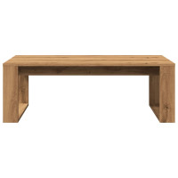 Produktbild för Soffbord artisan ek 102x50x35 cm konstruerat trä