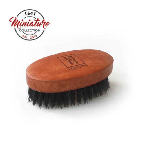 1541 London Mini Beard & Moustache Brush Pearwood