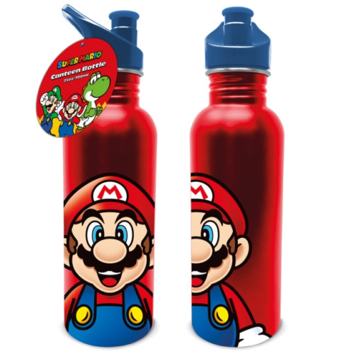 Pyramid International Super Mario (Mario) Metal 25oz/700ml Metal Canteen Drinks Bottle (häftad, eng)