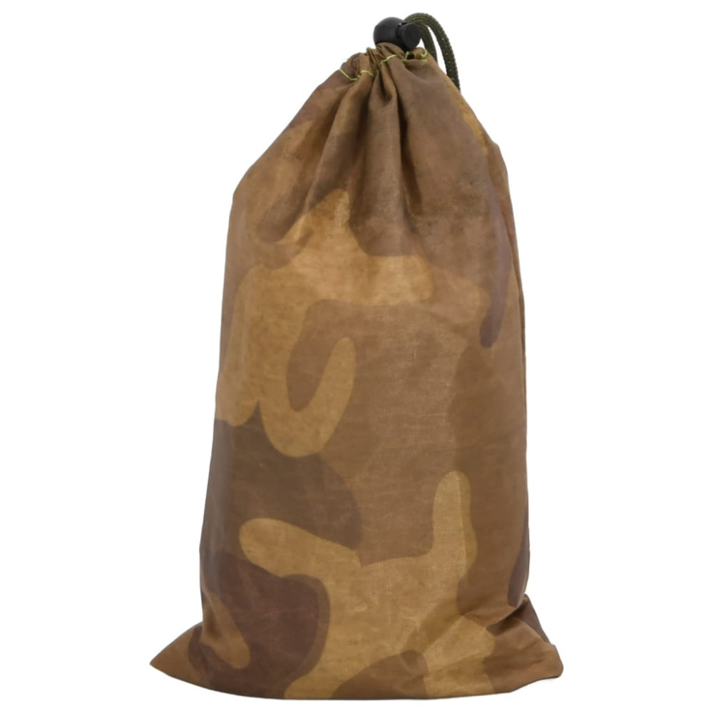 Produktbild för Camouflagenät med förvaringsväska 729x602 cm sand