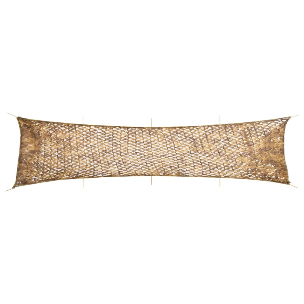 Produktbild för Camouflagenät med förvaringsväska 809x207 cm sand