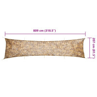 Produktbild för Camouflagenät med förvaringsväska 809x207 cm sand