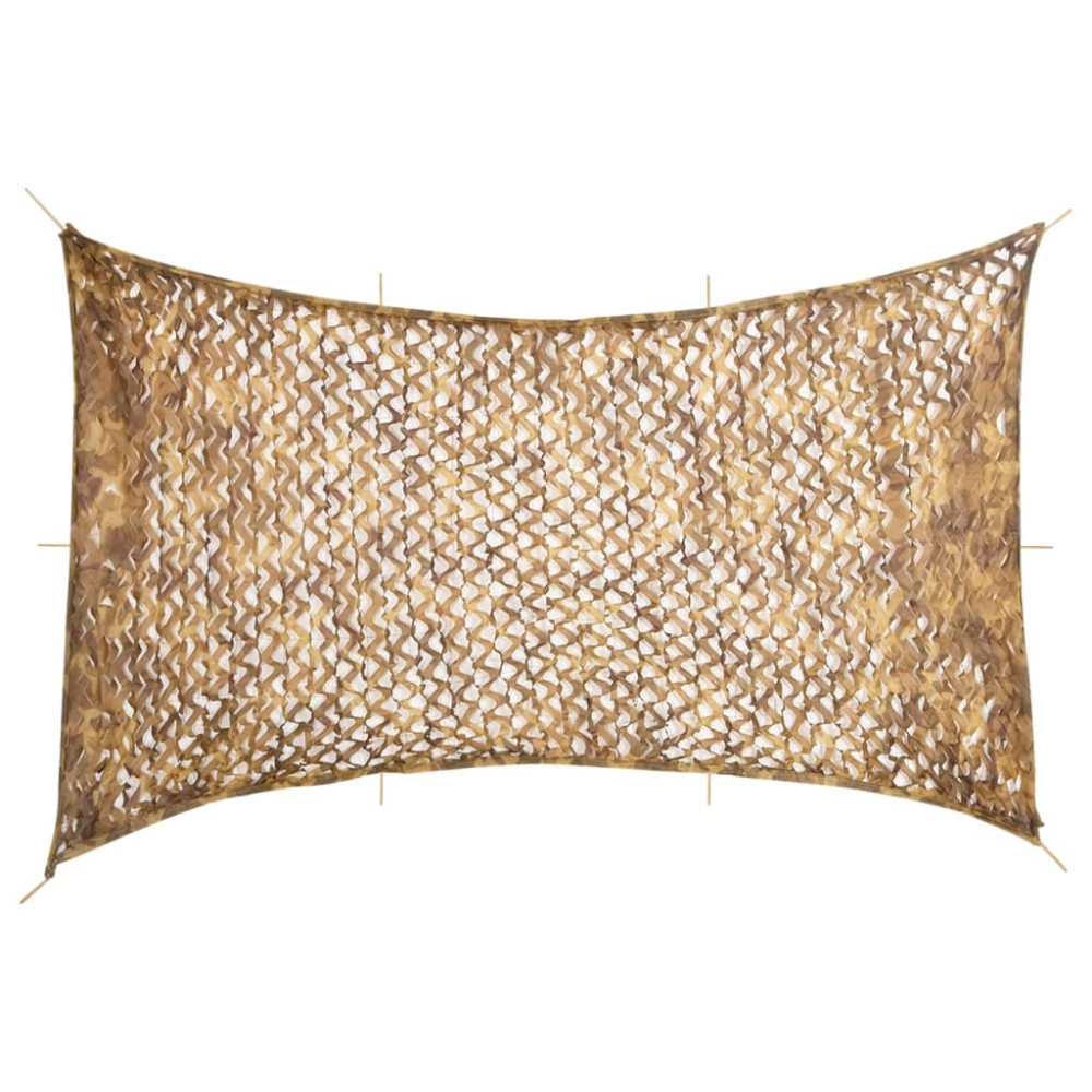 Produktbild för Camouflagenät med förvaringsväska 600x414 cm sand