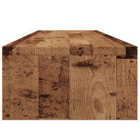 Produktbild för Skärmställ åldrat trä 100x24x13 cm konstruerat trä