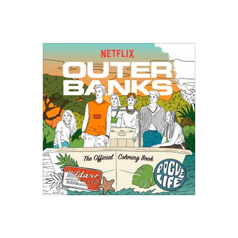Produktbild för Outer Banks: The Official Coloring Book (häftad, eng)