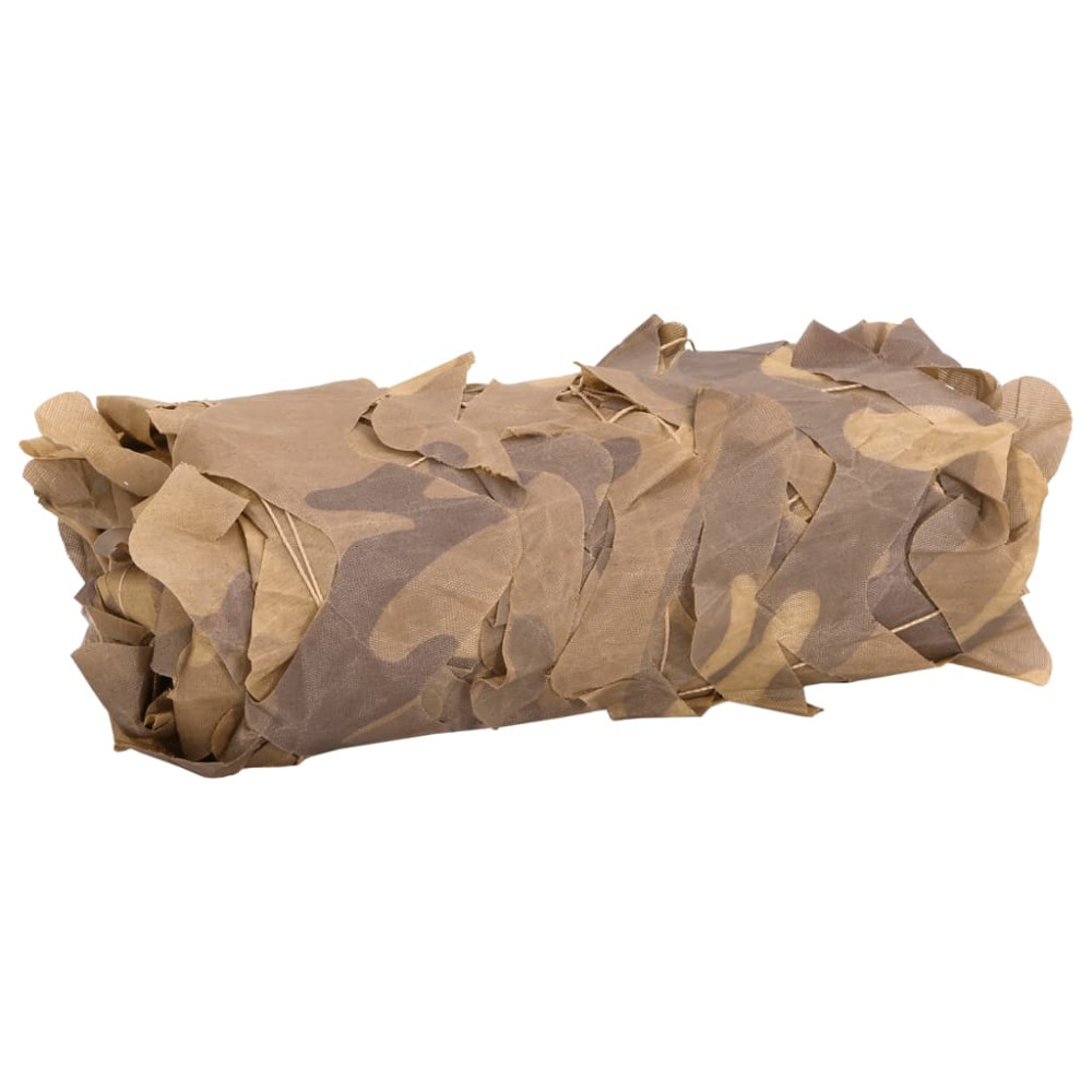 Produktbild för Camouflagenät med förvaringsväska 316x296 cm sand