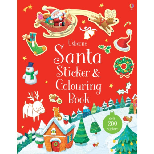 Usborne Publishing Ltd Santa Sticker and Colouring Book (häftad, eng)