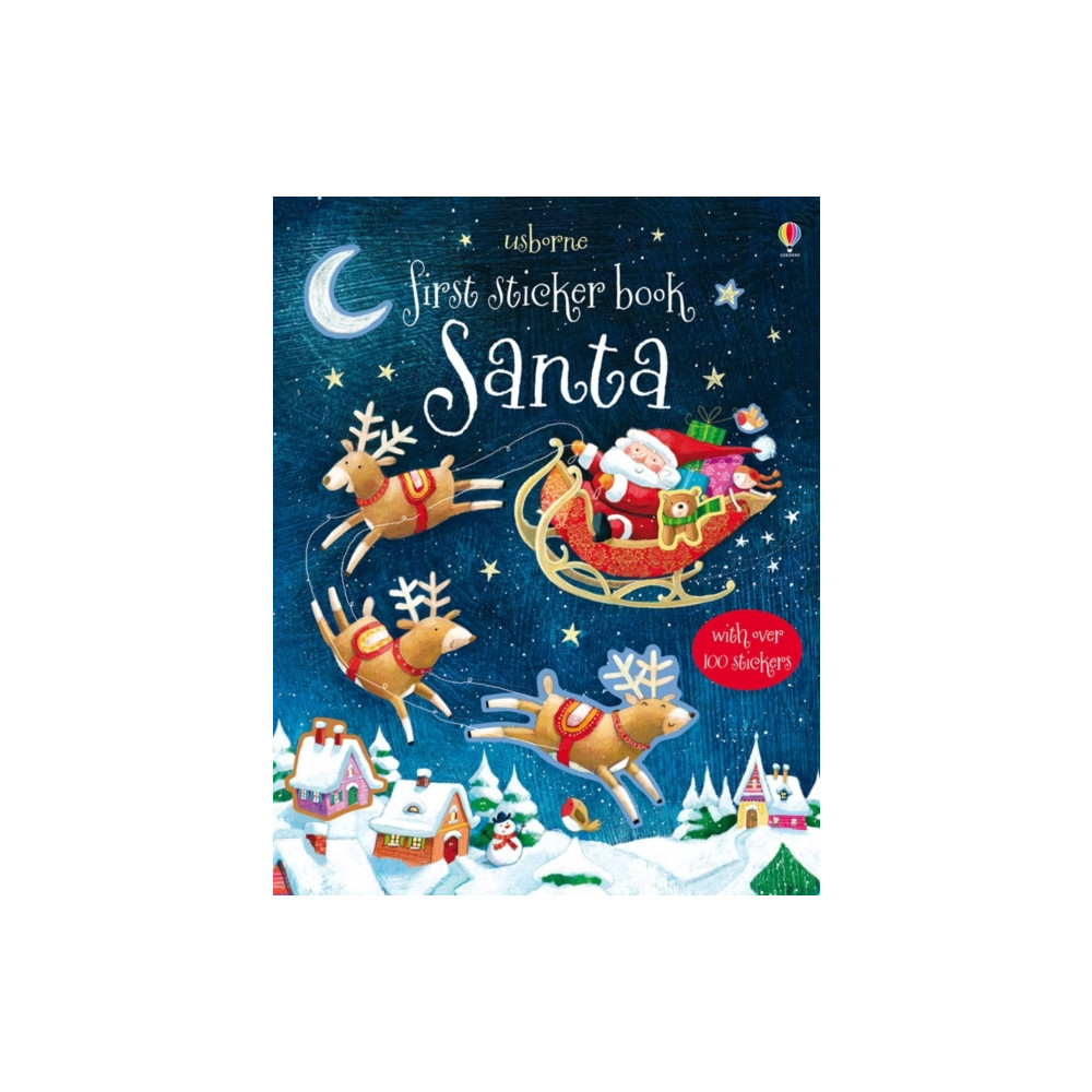 Produktbild för First Sticker Book Santa (häftad, eng)