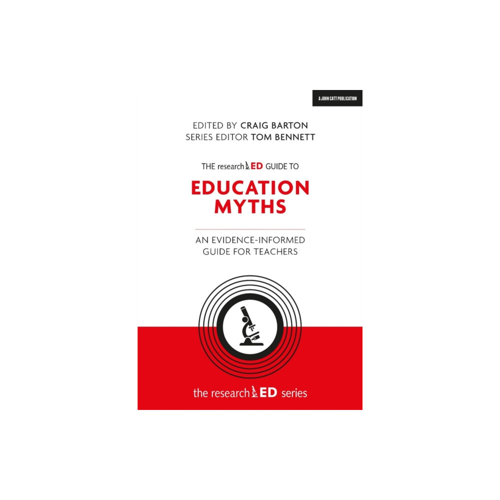 Produktbild för The researchED Guide to Education Myths: An evidence-informed guide for teachers (häftad, eng)