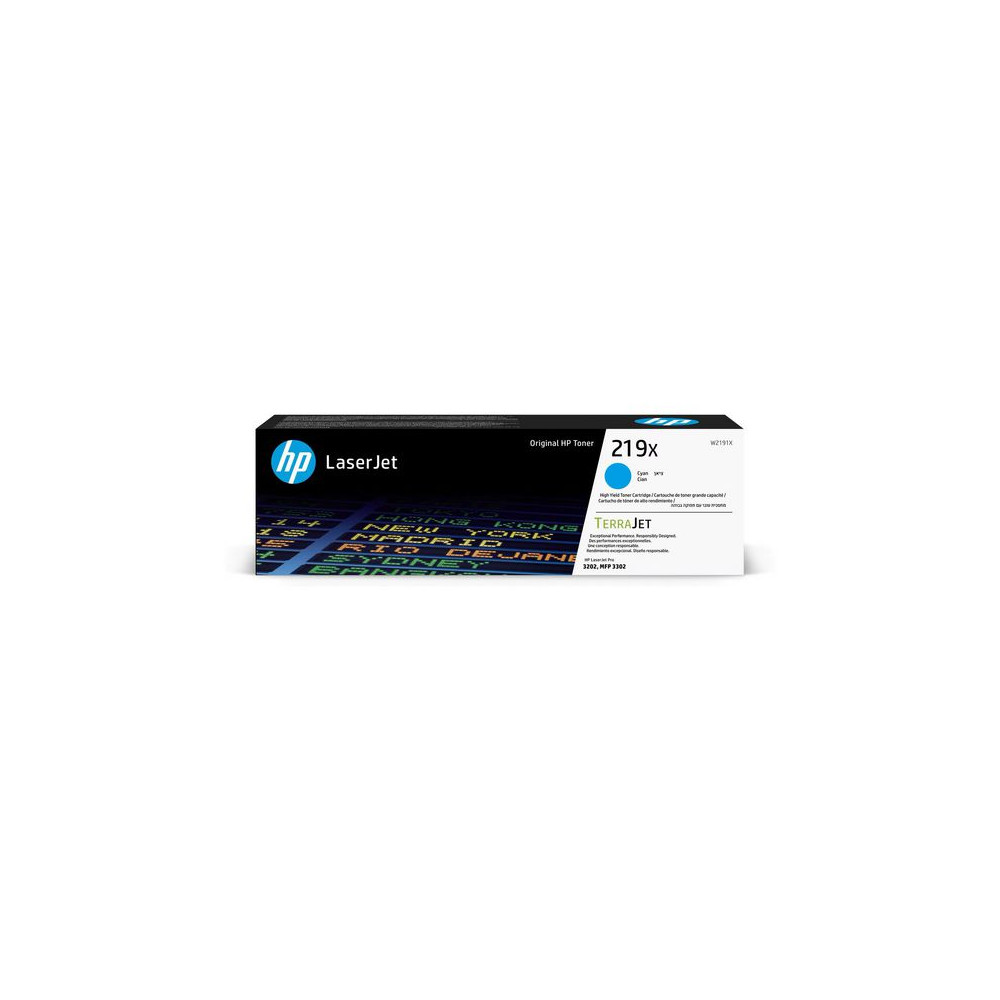 Produktbild för Toner HP W2191X 2,5K cyan