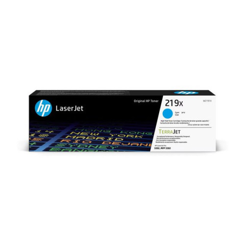 HP Toner HP W2191X 2,5K cyan