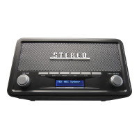 Produktbild för DENVER DAB-18DARKGREY - bärbar DAB-radio - Bluetooth