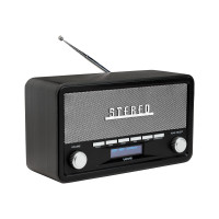 Produktbild för DENVER DAB-18DARKGREY - bärbar DAB-radio - Bluetooth