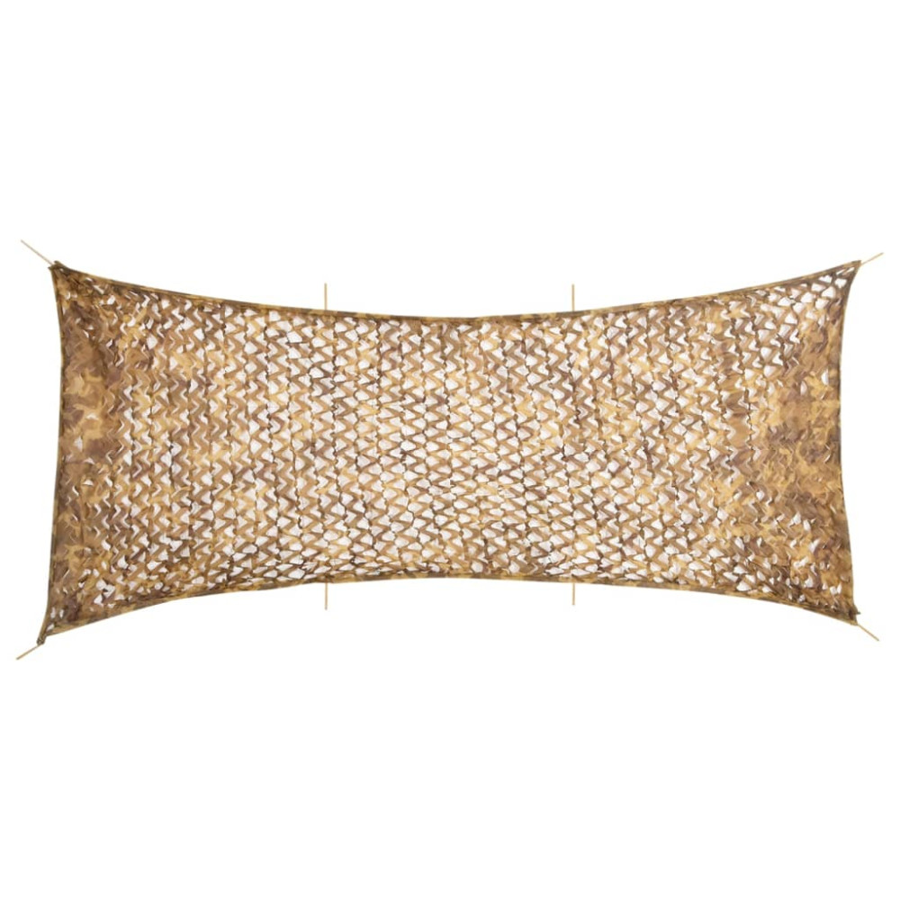 Produktbild för Camouflagenät med förvaringsväska 627x290 cm sand