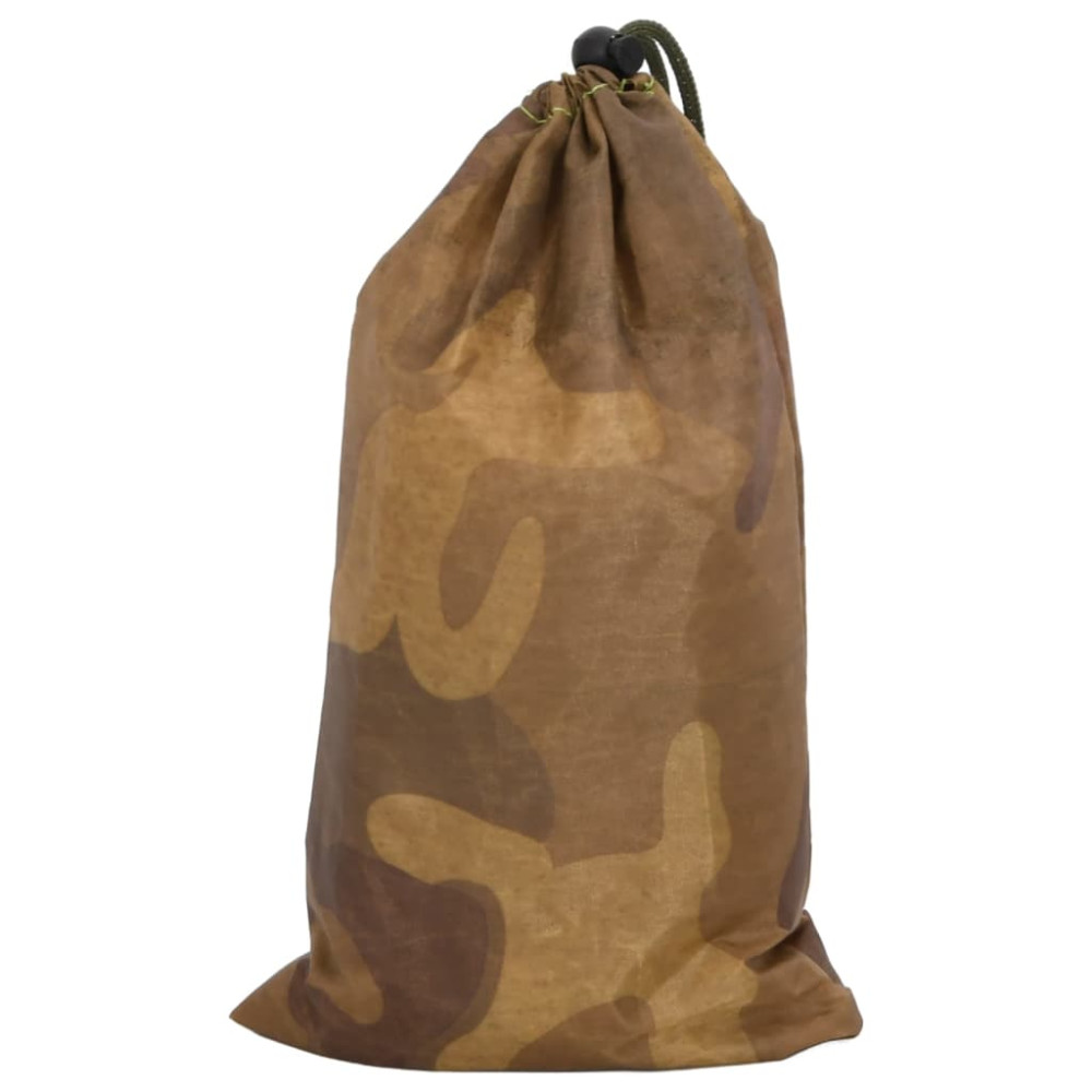 Produktbild för Camouflagenät med förvaringsväska 627x290 cm sand