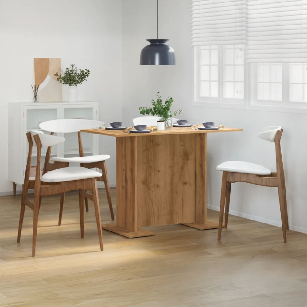 Produktbild för Matbord artisan ek 110x60x75 cm konstruerat trä