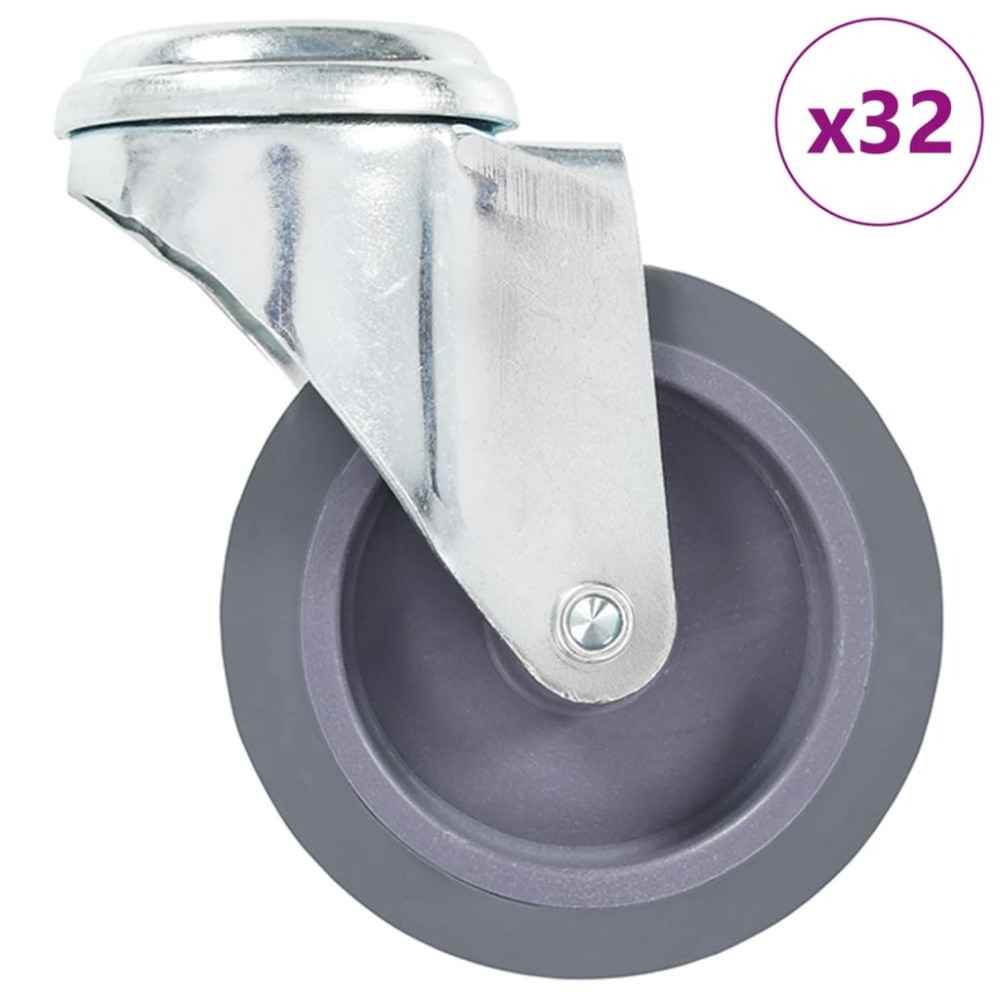 Produktbild för Länkhjul med bulthål 32 st 75 mm
