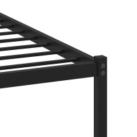 Produktbild för Sängram utan madrass metall sonoma-ek 193x203 cm