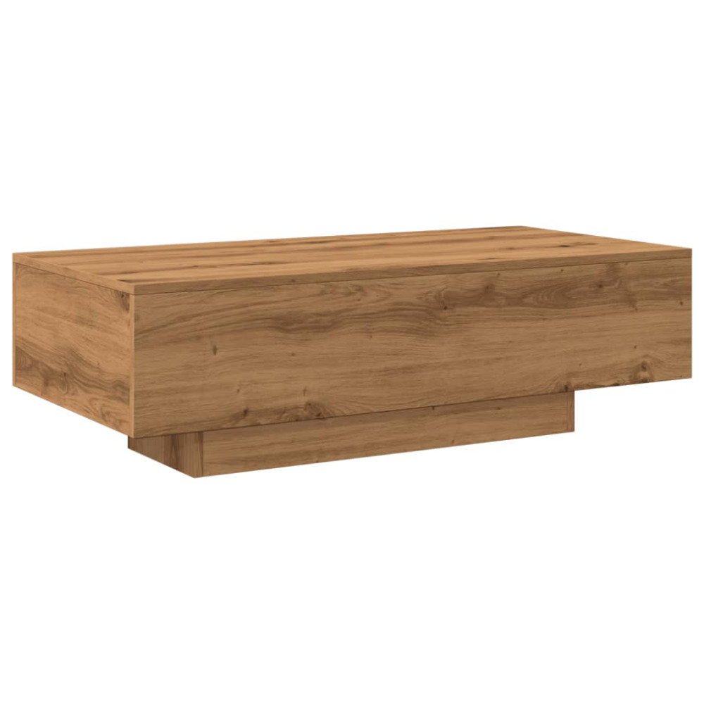 Produktbild för Soffbord artisan ek 100x49,5x31 cm konstruerat trä