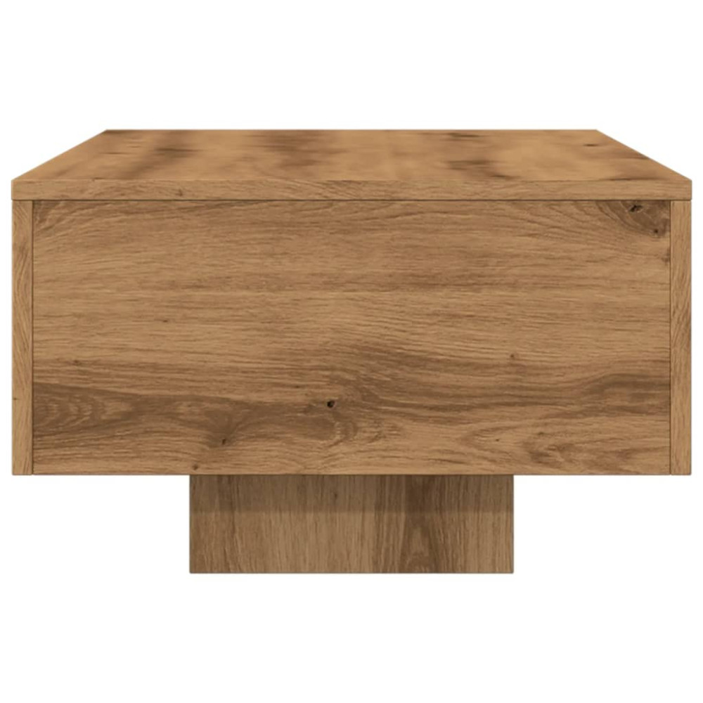 Produktbild för Soffbord artisan ek 100x49,5x31 cm konstruerat trä