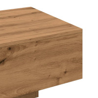 Produktbild för Soffbord artisan ek 100x49,5x31 cm konstruerat trä