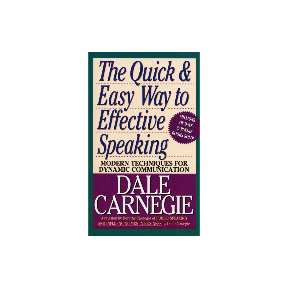 Produktbild för The Quick and Easy Way to Effective Speaking (häftad, eng)