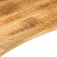 Produktbild för Skrivbordsskiva med kurva 120x50x2,5 cm massivt grovt mangoträ