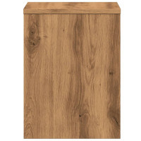 Produktbild för Sängbord 2 st ek 40x30x40 cm konstruerat trä