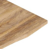 Produktbild för Skrivbordsskiva med kurva 120x50x2,5 cm massivt grovt mangoträ